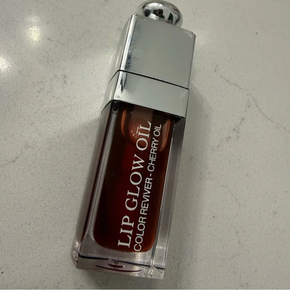 $42 New Dior Lip Glow Oil - Cherry Oil - 062 Bronzed Glow